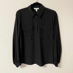 Topshop Button Down Blouse